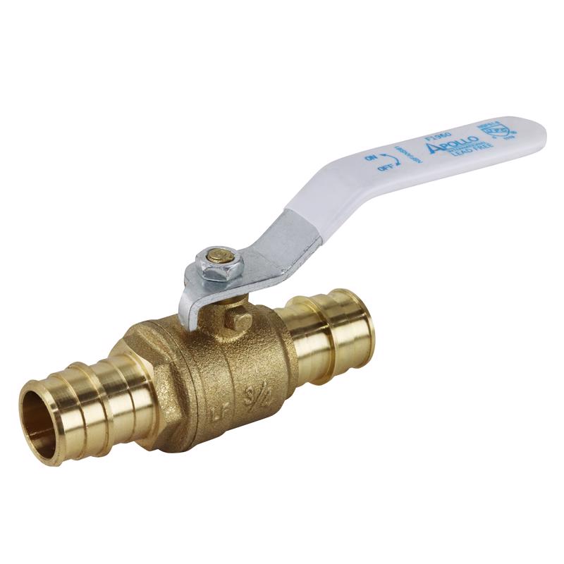 Apollo Expansion PEX A 3/4 in. Brass Expansion Pex Ball Valve Full Port Quarter-Turn Lever For Potab