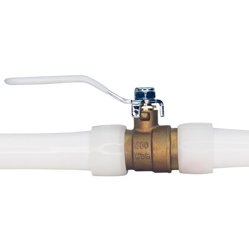 Apollo Expansion PEX A 3/4 in. Brass Expansion Pex Ball Valve Full Port Quarter-Turn Lever For Potab