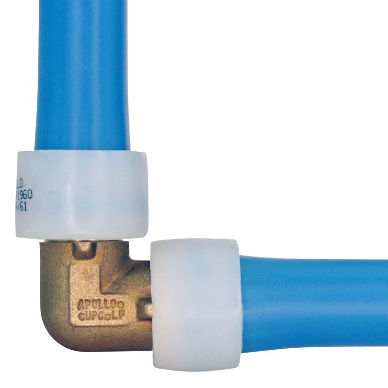 Apollo Expansion PEX / Pex A 1 in. Expansion PEX in to X 1 in. D PEX Brass 90 Degree Elbow