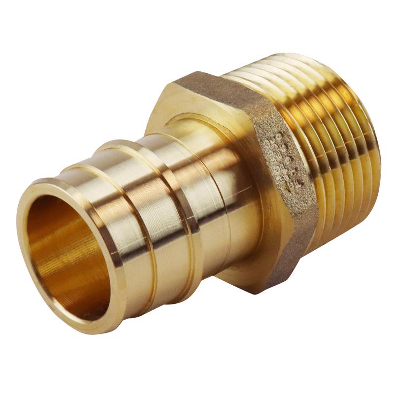 Apollo Expansion PEX / Pex A 1 in. Expansion PEX in to X 1 in. D MPT Brass Male Adapter