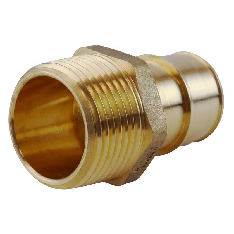 Apollo Expansion PEX / Pex A 1 in. Expansion PEX in to X 1 in. D MPT Brass Male Adapter