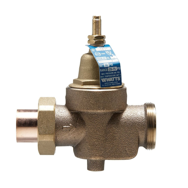 Watts 3/4 in. FNPT Brass Water Pressure Reducing Valve 3/4 in. FNPT