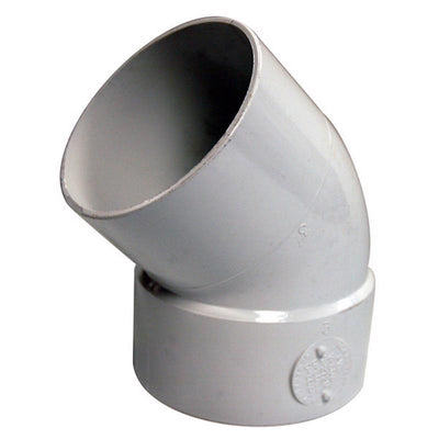 NDS Schedule 35 4 in. Hub each X 4 in. D Spigot PVC Elbow