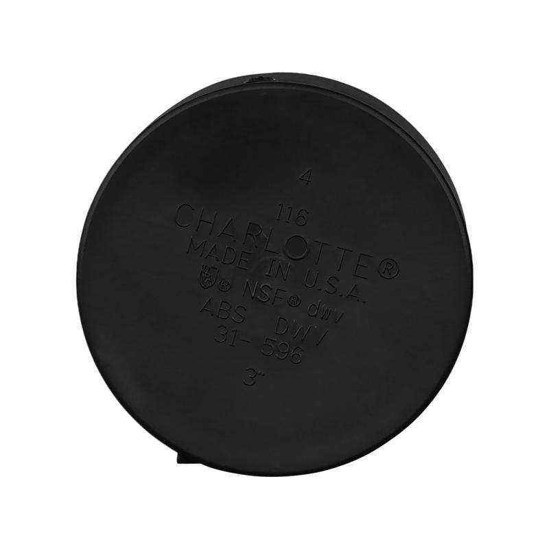 Charlotte Pipe 3 in. ABS Cap