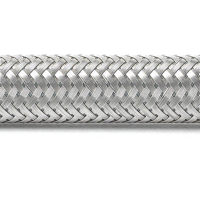 Homewerks 3/8 in. Compression X 1/2 in. D FIP 20 in. Braided Stainless Steel Supply Line