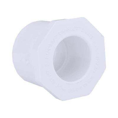 Charlotte Pipe Schedule 40 1-1/4 in. Slip X 3/4 in. D Slip PVC Reducing Bushing