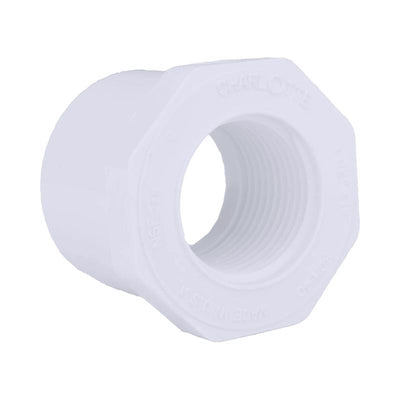 Charlotte Pipe Schedule 40 1-1/2 in. Spigot X 1 in. D FPT PVC Reducing Bushing