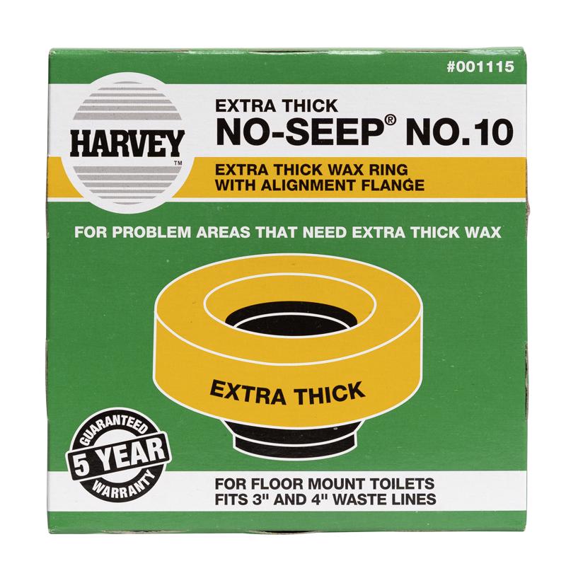 Harvey's Bol-Wax Wax Ring Polyethylene/Wax For Water Closets to Flanges