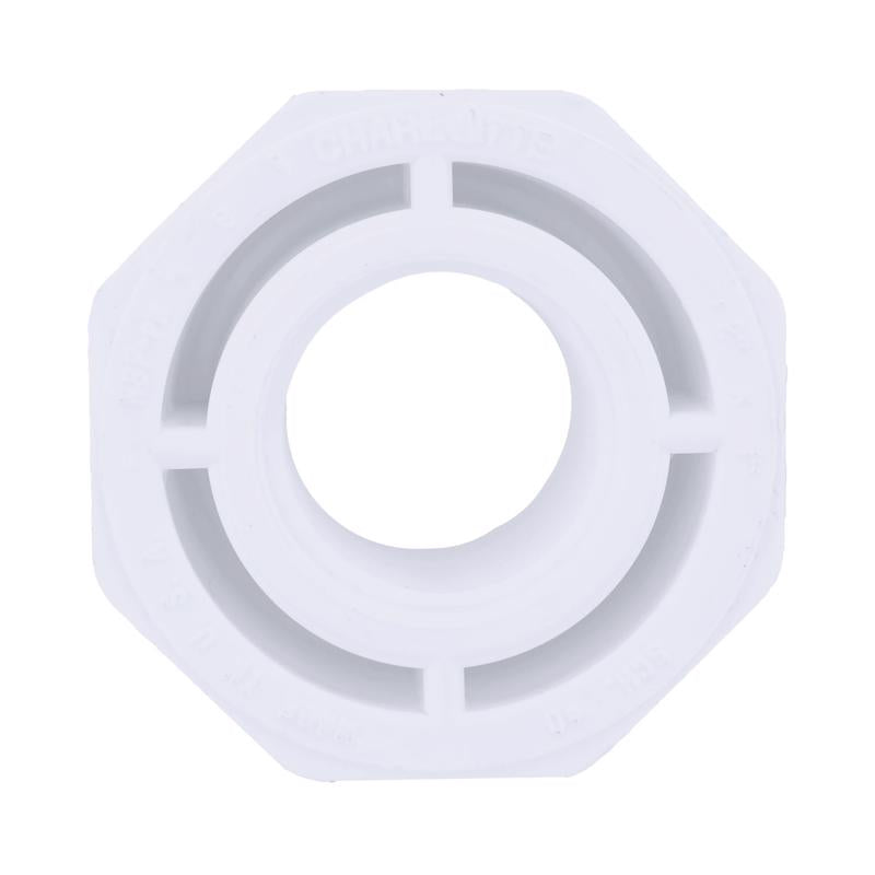 Charlotte Pipe Schedule 40 2 in. Spigot X 1 in. D FPT PVC Reducing Bushing