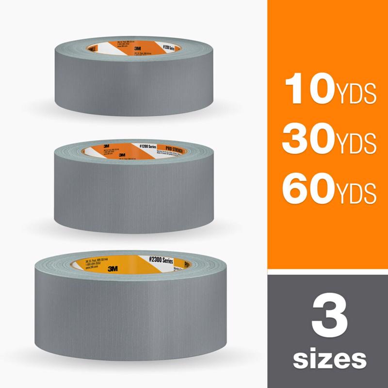 3M Scotch 1.88 in. W X 60 yd L Gray Duct Tape