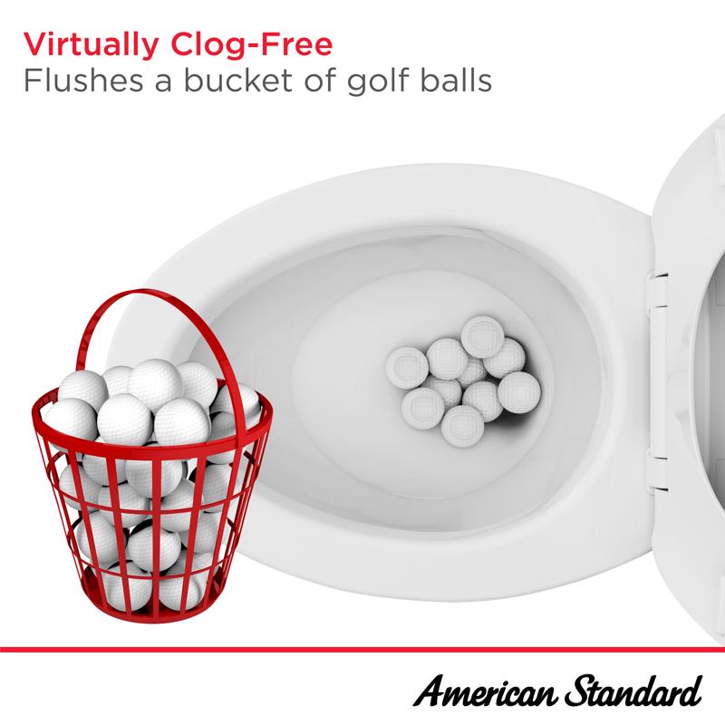 American Standard Champion 4 Toilet-To-Go ADA Compliant 1.28 gal White Round Complete Toilet