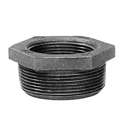 Anvil 1-1/2 in. MPT X 1 in. D FPT Black Malleable Iron Hex Bushing