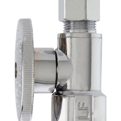 Plumb Pak 1/2 in. FIP X 3/8 in. Compression Brass Straight Valve
