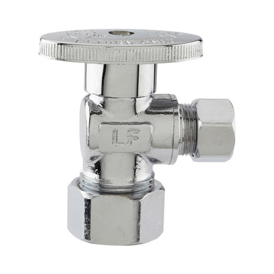 Plumb Pak 5/8 in. Compression X 3/8 in. Compression Brass Angle Valve