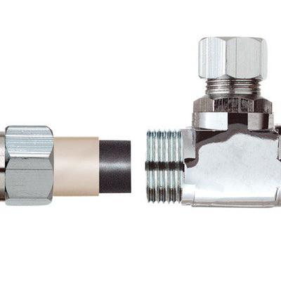 Plumb Pak 1/2 in. Compression X 3/8 in. Compression Brass Angle Valve