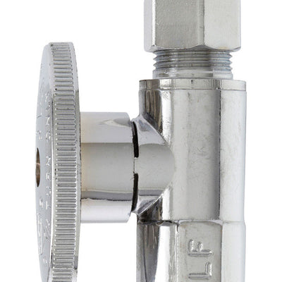 Plumb Pak 3/8 in. FIP X 3/8 in. Compression Brass Straight Valve