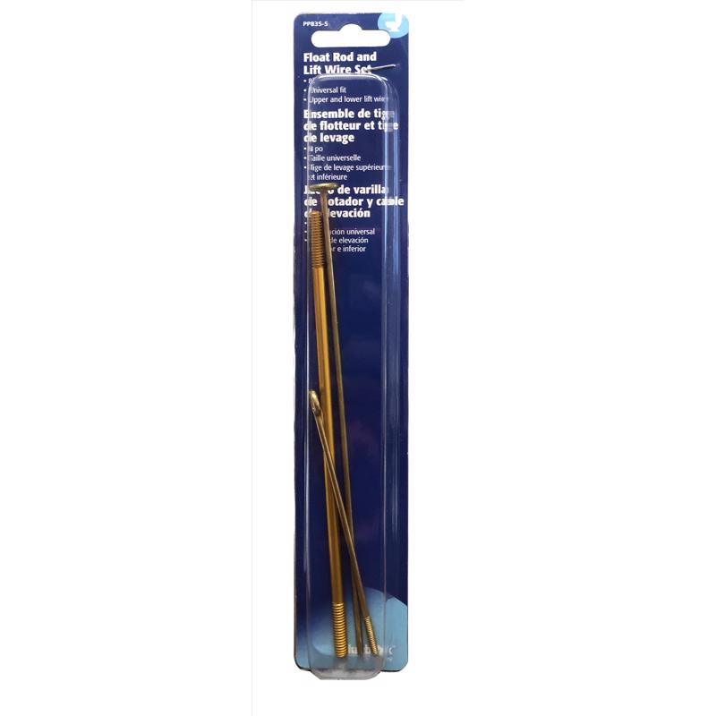 Plumb Pak Float Rod and Lift Wire Gold Brass