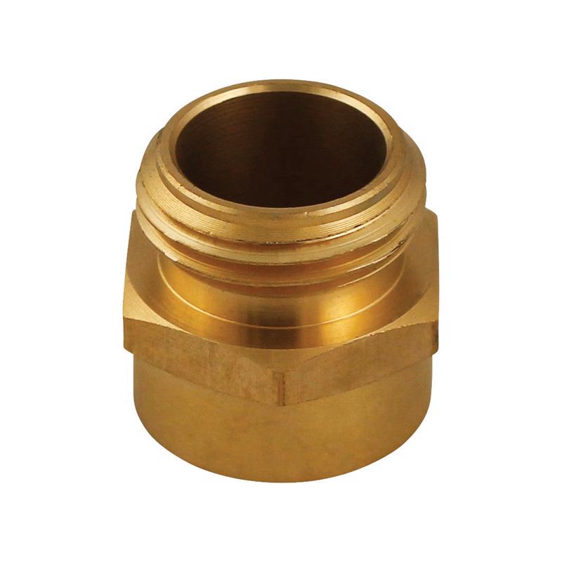 Plumb Pak Brass 3/4 in. D X 3/4 in. D Hose Adapter