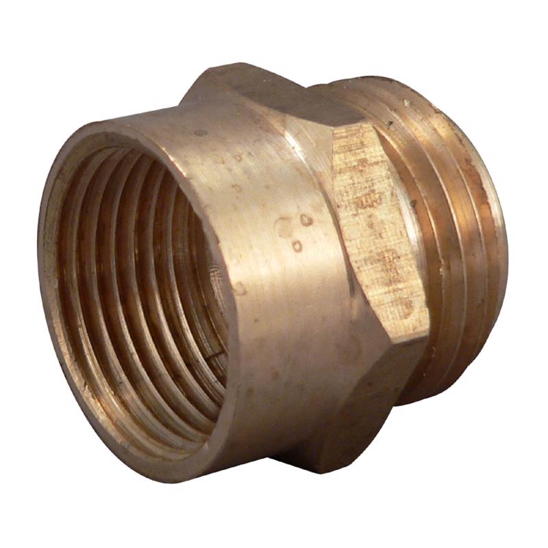 Plumb Pak Brass 3/4 in. D X 3/4 in. D Hose Adapter