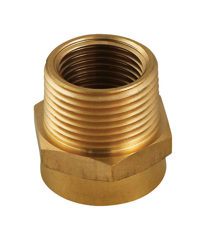 Plumb Pak Brass 3/4 in. D X 3/4 in. D Hose Adapter