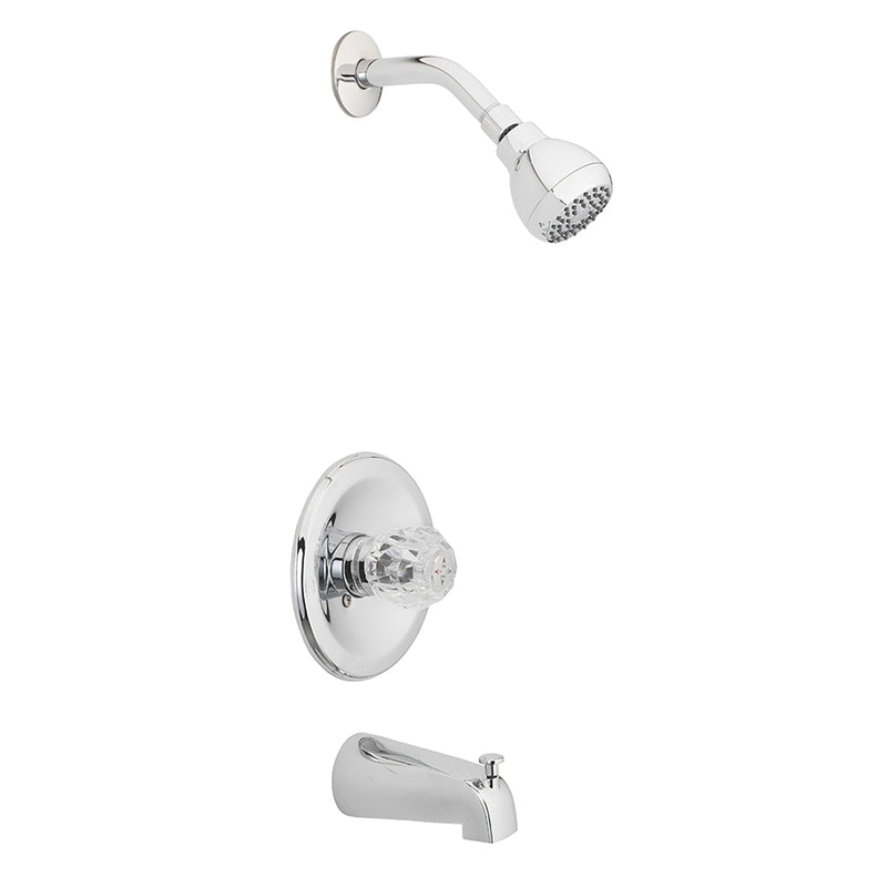 Oakbrook Collection 1-Handle Chrome Tub and Shower Faucet