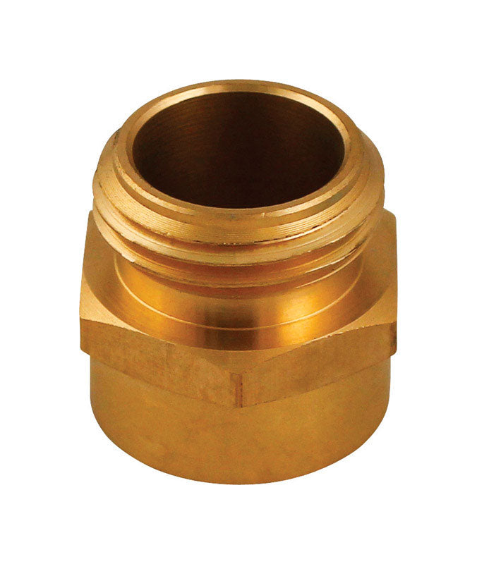 Plumb Pak Brass 1/2 in. D X 3/4 in. D Hose Adapter