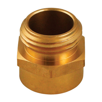 Plumb Pak Brass 1/2 in. D X 3/4 in. D Hose Adapter