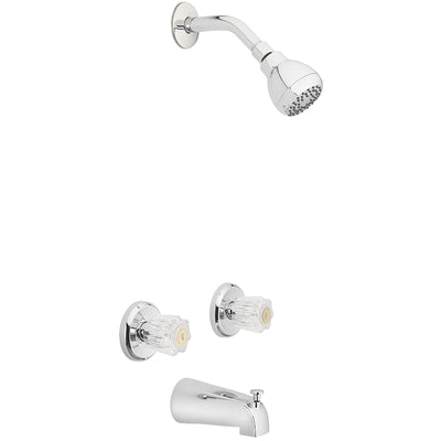 Oakbrook Collection Essentials 2-Handle Chrome Tub and Shower Faucet