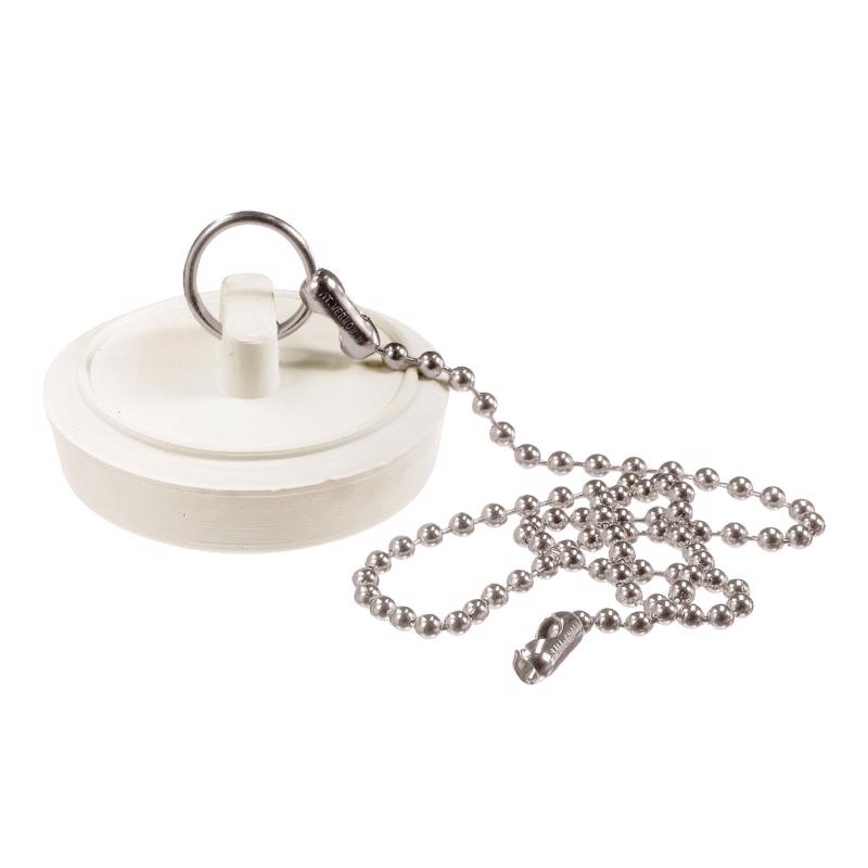 Plumb Pak 2 in. White Rubber Drain Stopper