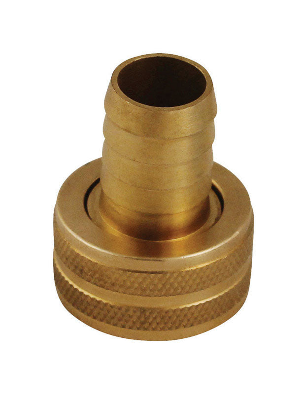 Plumb Pak Brass 5/8 in. D X 3/4 in. D Hose Coupling
