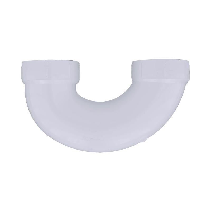 Charlotte Pipe Schedule 40 2 in. Hub X 2 in. D Hub PVC U-Bend