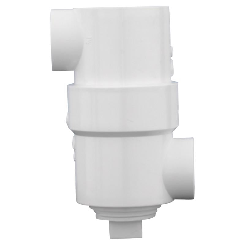 Charlotte Pipe Schedule 40 3 in. Hub X 6 in. D Hub PVC Drum Trap