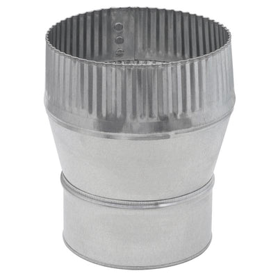 Imperial 4 in. D X 5 in. D Galvanized Steel Stove Pipe Increaser