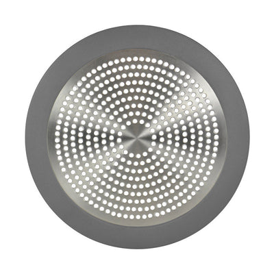 Danco 5-3/4 in. Brushed Nickel Stainless Steel Shower Drain Strainer