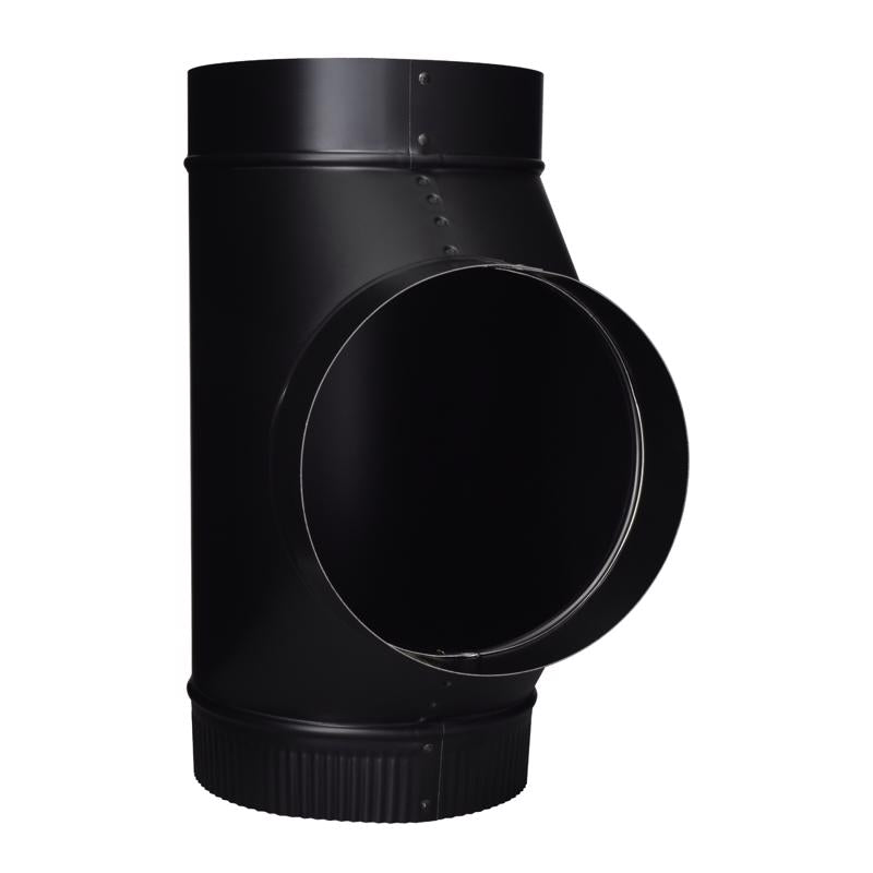 Imperial 7 in. X 7 in. X 7 in. Steel Stove Vent Single Tee