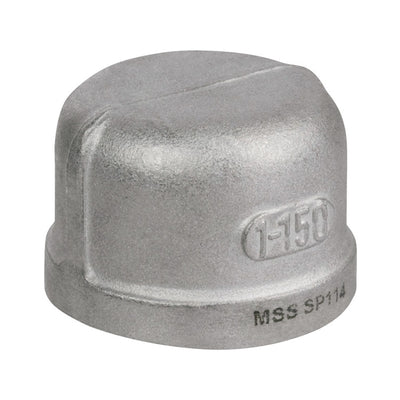 Smith-Cooper 1-1/4 in. FPT X 1-1/4 in. D FPT Stainless Steel Cap