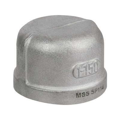 Smith-Cooper 1-1/2 in. FPT X 1-1/2 in. D FPT Stainless Steel Cap