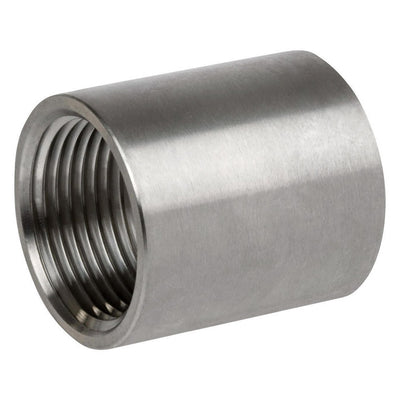 Smith-Cooper 1-1/2 in. FPT X 1-1/2 in. D FPT Stainless Steel Coupling