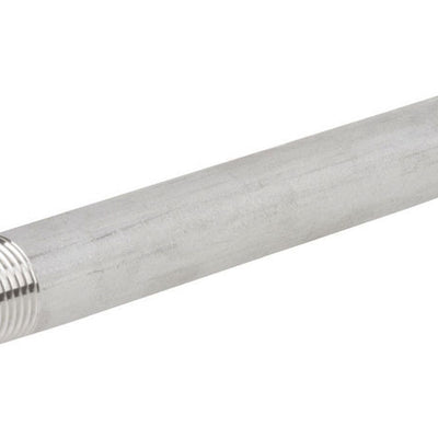 Smith-Cooper 1-1/4 in. MPT Stainless Steel Close Nipple