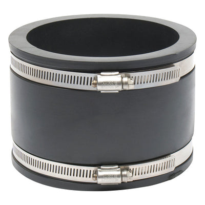 Fernco Schedule 40 4 in. Hub X 4 in. D Hub PVC 4 in. Flexible Coupling