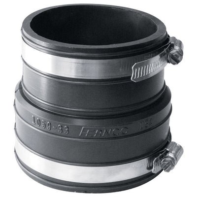 Fernco Schedule 40 3 in. Socket X 3 in. D Socket PVC Flexible Coupling
