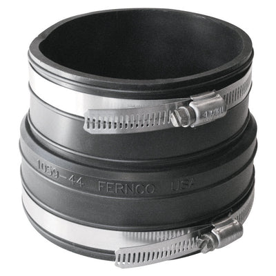 Fernco Schedule 40 4 in. Socket X 4 in. D Socket PVC Flexible Coupling