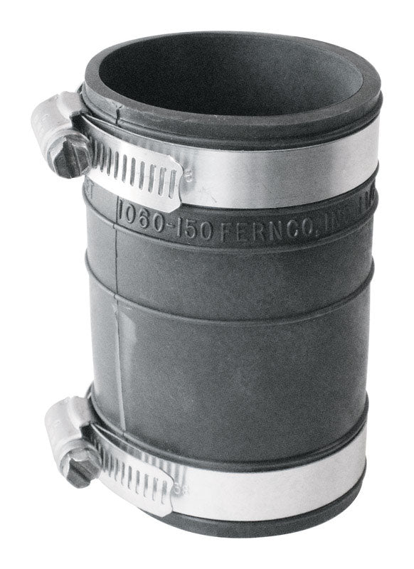 Fernco Schedule 40 1-1/2 in. Socket X 1-1/2 in. D Socket PVC Flexible Coupling