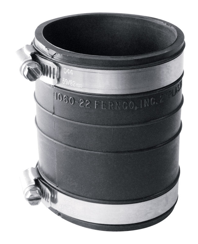 Fernco Schedule 40 2 in. Socket X 2 in. D Socket PVC Flexible Coupling