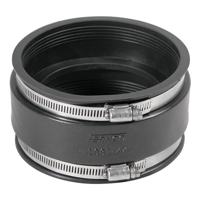Fernco Schedule 40 4 in. Hub X 4 in. D Hub PVC Flexible Coupling