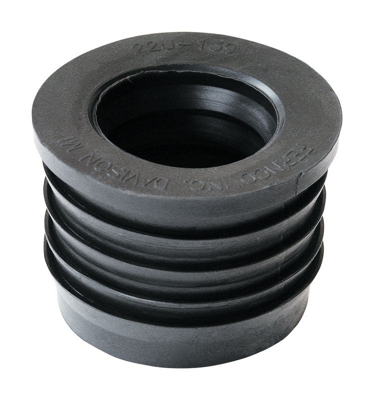 Fernco Schedule 40 2 in. Compression X 1-1/2 in. D Hub PVC Donut Fitting