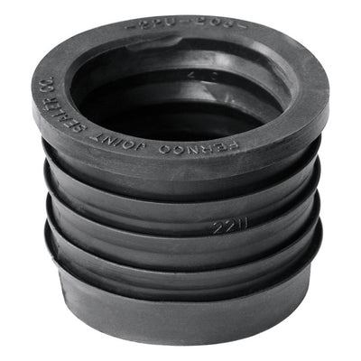 Fernco Schedule 40 2 in. Compression X 2 in. D Hub PVC 3 in. Donut Fitting