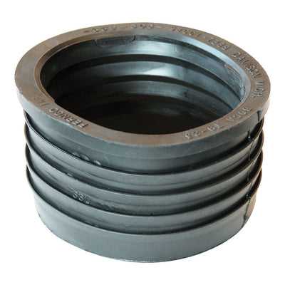 Fernco Schedule 40 3 in. Compression X 3 in. D Compression PVC 4-1/2 in. Donut Fitting