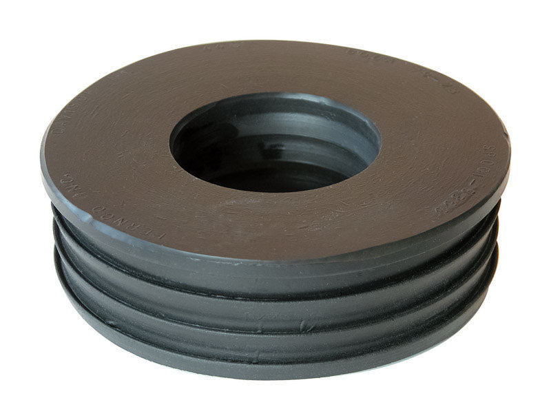 Fernco Schedule 40 4 in. Compression X 2 in. D Compression PVC Donut Fitting