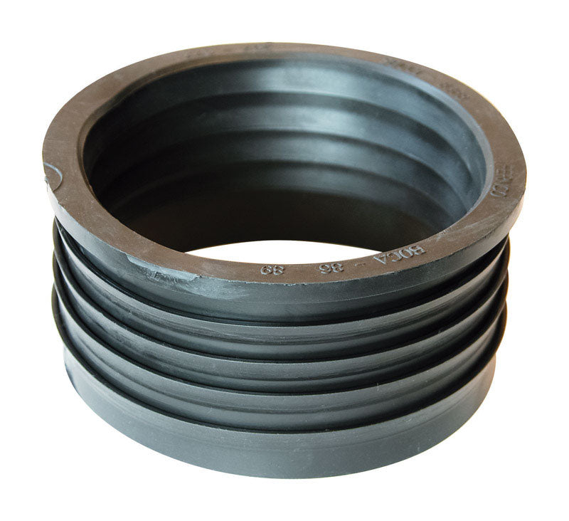 Fernco Schedule 40 4 in. Compression X 4 in. D Compression PVC 5 in. Donut Fitting